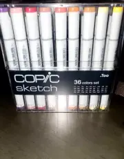 Copic Sketch Marker Set - Assorted Colors -Set of 36 - NEW - SEALED