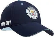 [MANCHESTER CITY] F.C. Boys Baseball Cap Adjustable Strap Sun Hat Kids Teenagers Navy, Navy, One size