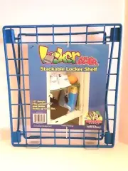 THE LOCKER DUDES STACKABLE LOCKER OR TABLE SHELF AQUA BLUE 10 in X 12 in