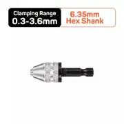 Quick Change Chuck Adapter for Electric Drill 0 3 6 5mm Clamping Range