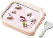 Ice Cream Ball Maker DIY Homemade Frozens Yogurt Maker Family Hands-on Activities ABS Soft Serve Ice Cream Machine, A