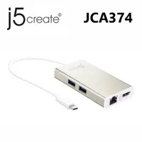 在飛比找PChome商店街優惠-j5create JCA374 USB Type-C 多功能