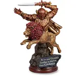 Faith & Courage' Cold-Cast Bronze Sculpture
