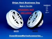 JL Audio Speaker MX Ser 650 spacer mounting rings White OR Black Starbaord 3/4"