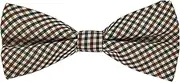 [AUSUAYA] Men's Bow Tie, Classic Checked Bow Ties for Men Suit & Shirt - Men's Bow Tie for Boy DE-MB-T2