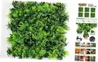 Artificial Topiary Hedges Panels, Plastic Faux Shrubs Fence Mat, Greenery Wall