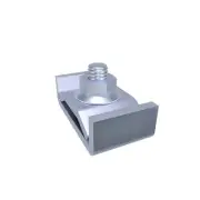 NavePoint 2/15" Electro Zinc Plated Wire Mesh Cable Tray Coupler - 12 pack