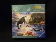Ravensburger Close Encounters 1000 pc Jigsaw Puzzle Killer Whale Orca New 2018