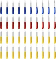 40 Pcs Replacement Cutting Blades, 45 Degree Blade, Accessory Blades, 30 Degree Replacement Blade, 60 Degree Deep Blades, Cutting Blades, Deep Cutting Blades, for Vinyl Fabric Cutting Machine