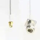 RF cable N jack 0.7" Flange to SMA female RG405 Flexible Semi-Rigid Jumper 4~40"