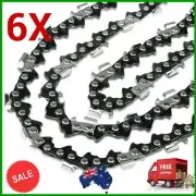 6X CHAINSAW CHAIN SEMI CHISEL 3/8LP 050 53DL FOR Ozito 14" Bar CSE-355 & ECS-900