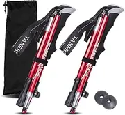 Walking Stick Trekking Poles Collapsible Hiking Poles - Auminum Alloy 7075 Trekking Sticks,Antishock and Quick Lock System, Telescopic, Collapsible, Ultralight