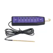 Electric Fence Tester 6 Indicator Lights Waterproof Portable Fence Voltage Me GB