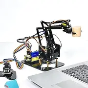 KEYESTUDIO 4DOF Robot Arm Kit for Arduino, Electronic Coding Robotics w/Servo, Joystick Controlled, Bluetooth Controlled, PS2 Controlled