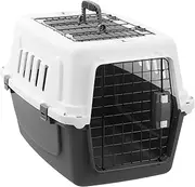 Paws & Claws Pet Carrier Metal Door Hard-Sided Travel Crate, Medium, 58.5 x 41 x 37.5 cm Size