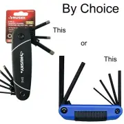 Husky, 8 PC Folding Locking Diamond Tip Or Hex Key Set SAE
