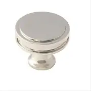 Set Of 2 Amerock BP36603PN 1-3/8" Polished Nickel Round Knobs