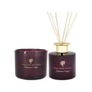 Nicola Spring Scented Candle and Diffuser Set - 300g - Cinnamon Orange
