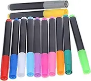 12pcs Erasable Markers for Acrylic Board Glass Neon Dry Erase Paint Pens Liquid Chalk Pens Comfort Grip for School Diy