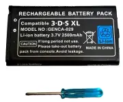 New Rechargeable Battery for Nintendo 3DS XL Consoles