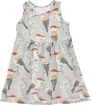 [Caihoyu] Baby Girls' Dresses Baby Girls Casual Spring Dresses Summer Active Playwear, Multicolor03, 4 Years