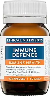 Ethical Nutrients Immune Defence - Relieves The 5 Symptoms of Common Colds & Supports Immunity - 30 Capsules
