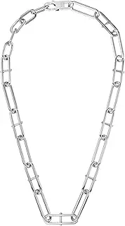 [FOSSIL] Women's Silver Stainless Steel Heritage Pendant, One Size