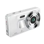 Digital Camera, Autofocus 4K 64MP Point and Shoot Digital Cameras for Teens, 18X Zoom Anti Shake Compact Video Camera for Kids Beginner, White