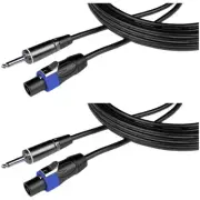 Gator Cableworks Composer Series Speaker Cable (2 Pack) - 10 foot