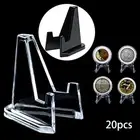 Identification Box Living Room Tablets Coin Display Holder Easel Living room