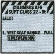 USAF COLUMBUS AFB SPECIALIZED UNDERGRADUATE PILOT TRAINING CLASS 2022-06 PATCH