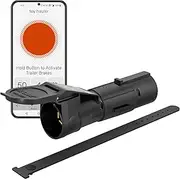 CURT 51180 Echo Mobile Electric Trailer Brake Controller with Bluetooth-Enabled Smartphone Connection, Proportional, Black Plastic, 9 x 9 x 3 inches, Black Plastic
