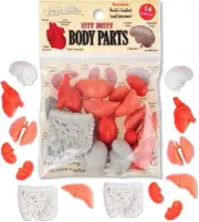 Itty Bitty Body Parts (Bag of 14) Tiny Figurines Craft Art Toys - Archie McPhee