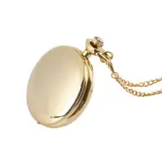 Classic Large Two-Faced Gold Fashion Pocket Watch Court Style Pocket Watch