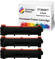 3-Pack Standard Yield Compatible Toner Cartridge for Fuji Xerox CT202877 (3,000 Pages) for Fuji Xerox DocuPrint M275z P275dw M285z P285dw M275 P275 M285 P285