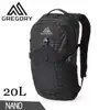 【GREGORY 美國 20L NANO多功能登山背包《曜石黑》】111499/雙肩背包/後背包/電腦包/旅行/自行車