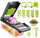 Vegetable Chopper B.C.Fine Food Mandoline Slicer Cutter Chopper and Grater 13...