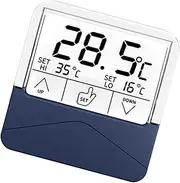 Water Temperature Meter – Digital Electronic Display, Temperature Gauge, Aquarium Tester | Accurate Display for Acrylic and Glass Aquariums, Thermometer for Freshwater and seawater Reptile Tanks