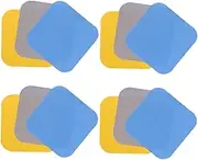 LIFKOME 12pcs Bottle Opening Mat Jar Opener Opener Bottle Opener Anti-Skid Opener Pads Jar Gripper Pads Kitchen Gripper Non-Slip Hand Gripper Multi-Functional Pad Rubber