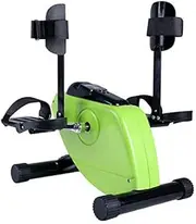 Exerciser Medical Peddler Electric Pedal for Leg Arm and Knee Recovery Exercise with LCD Monitor and Remote Control, Exercise Bike for Disabled and Elderly,B