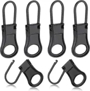 6Pcs Zipper Pull Detachable Zipper Pull Tab Metal Zipper Pull Cord Extender Zip