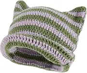 [BBACZZG] Crochet Hats for Women Cat Beanie Vintage Beanies Women Fox Hat Grunge Accessories Slouchy Beanies for Women