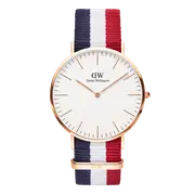 Daniel Wellington Classic 40 Cambridge Rose Gold & White Watch