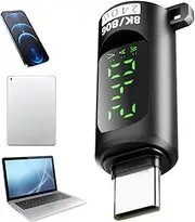 USB Voltage Meter - Extension Adapter with Digital Display - High-Speed Data Transfer 240W 40Gbps USB Adapter for Laptop, Phone, Computer, Tablet