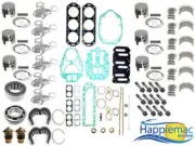 Mercury 150 175 200 HP 2.5L V6 Carb Head Gasket Powerhead Rebuild Kit Bearings