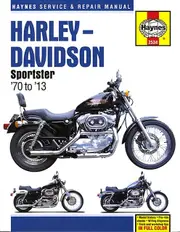 Harleydavidson Sportsters 70 13 Haynes Repair Manual by Alan Ahlstrand Paperback Book