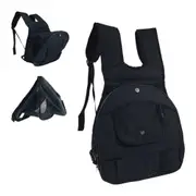 Pet Backpack by Gloria Kangaroo Black Expandable 30 x 20 x 34 Cm