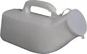 Portable Men Mobile 1200ml Toilet Car Travel Camp Urine Pee Handle Sturdy Storage Urinary Bottle Old Man Helper(Gray)