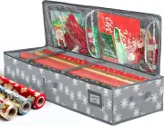 Wrapping Paper Storage Container – Fits up to 27 Rolls 1 3/8” Diam. - Underbed G