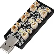 tunghey 1S LiPo Battery USB Charger 3.7V/4.20V 6 Channel 1S LiPo Charger Tiny Wh-OOP Blade Indu-ctrix Micro JST 1.25 JST-PH 2.0 mCX mCPX Connectors